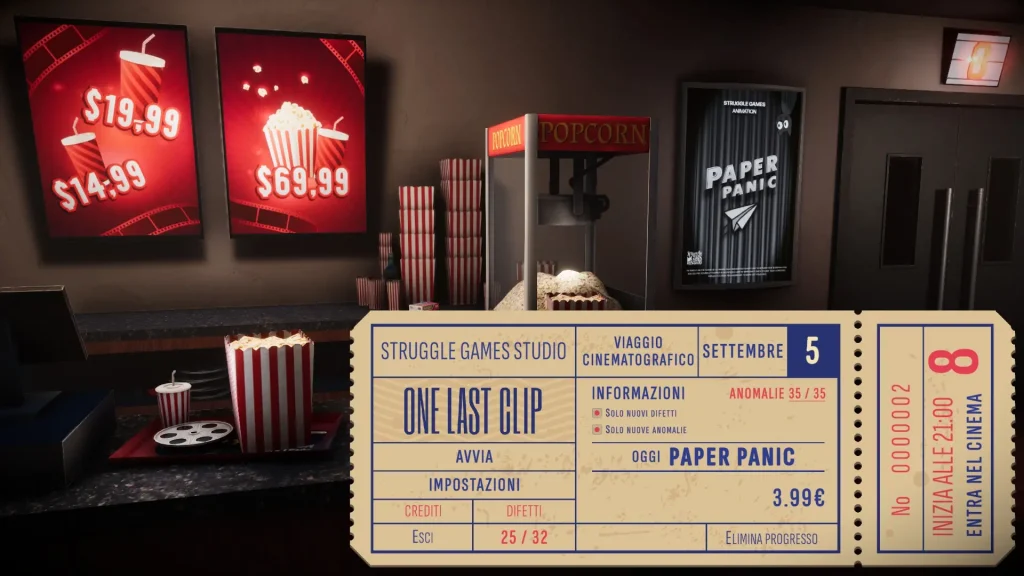 One Last Clip - l'arrivo al cinema