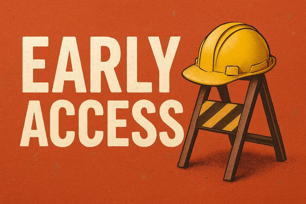 Early Access: il cantiere aperto (dove paghi tu per l’elmetto)