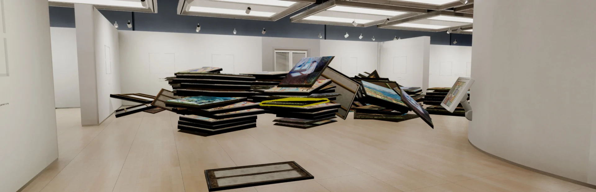 Museum Disarter: Puzzle, tele e ironia