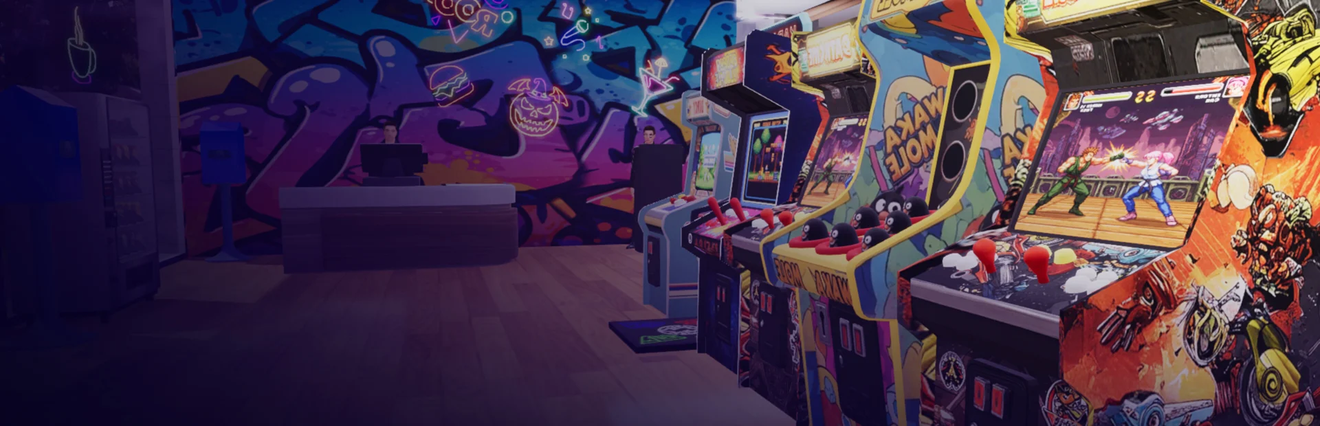 Retro Arcade Shop Simulator: Luci al neon e vecchie glorie