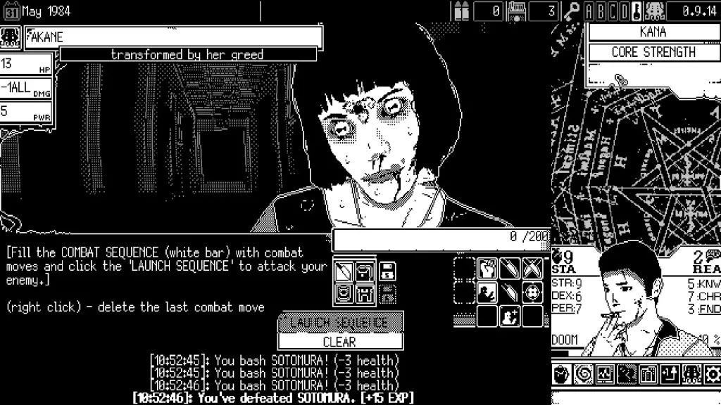 World of Horror: Il terrore cosmico disegnato in 1-bit